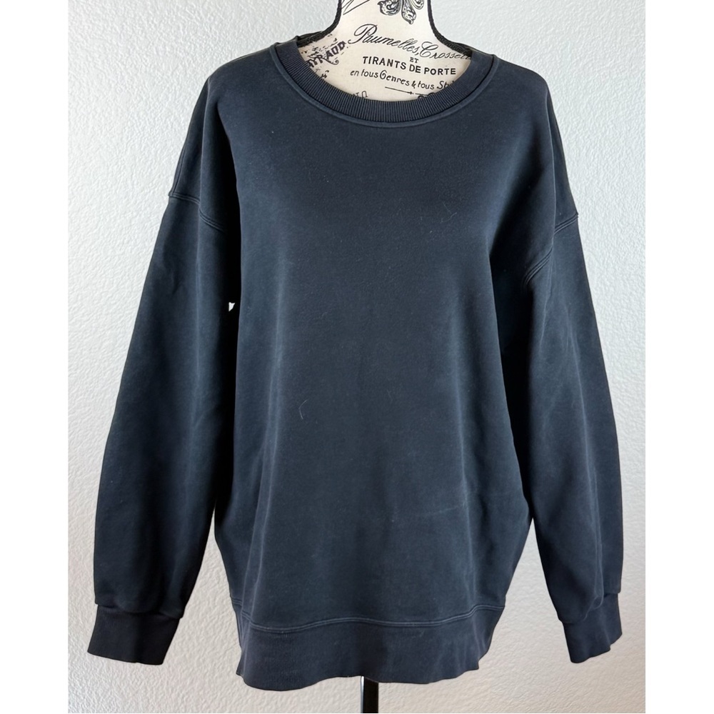 Lululemon Black Perfectly Oversized Crew Athleisure Loungewear Large